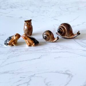 Vintage Mid Cent. Otagiri Stoneware Japan miniatures, set of 6